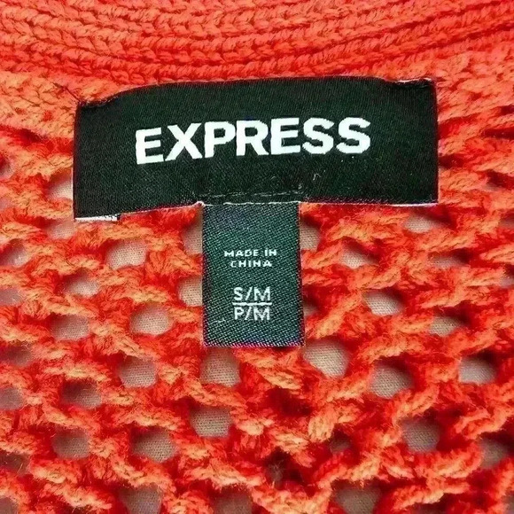 ✨Like New✨ Express Lightweight Knit Cardigan Sweater, Multicolor, Size S/M - Picture 4 of 6